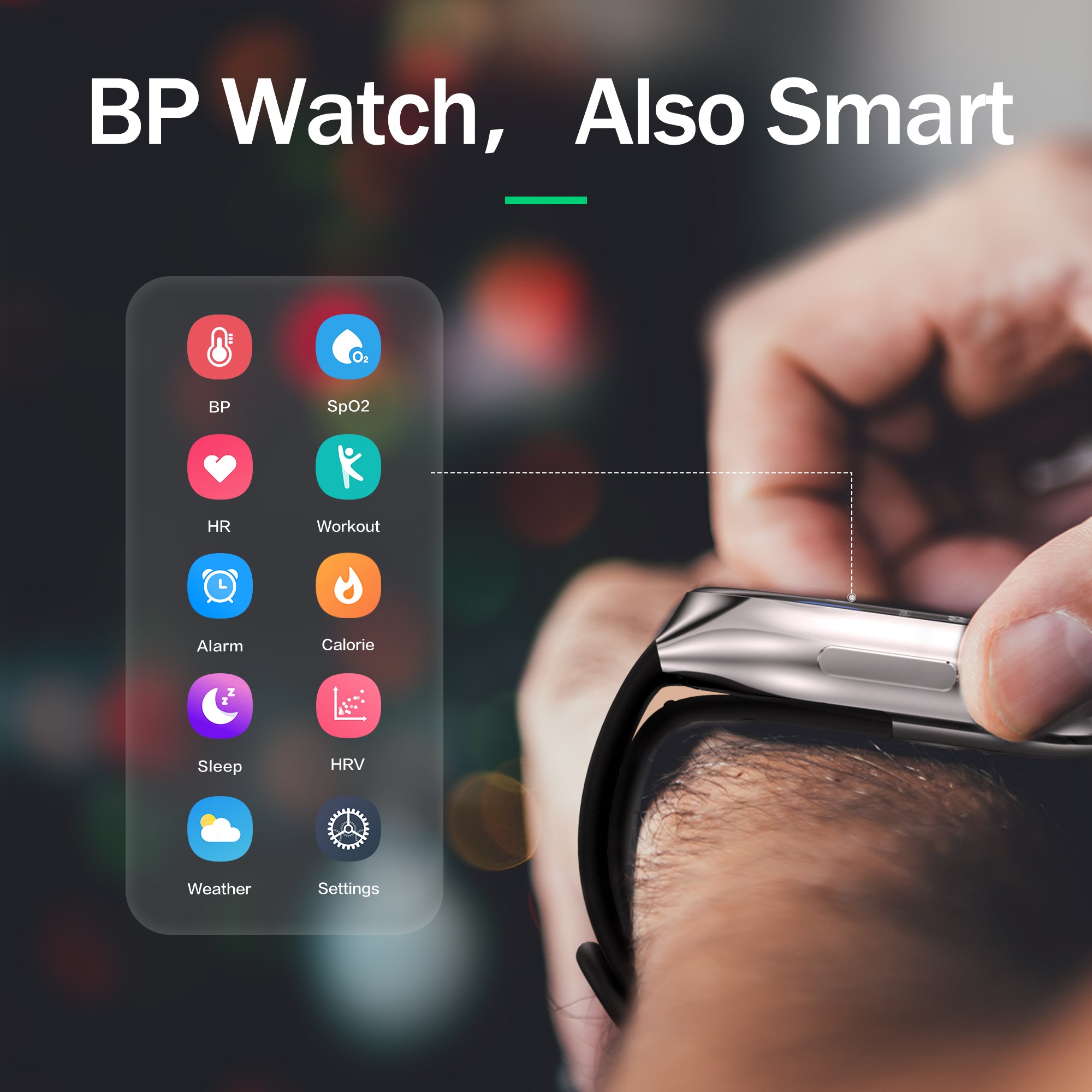 YHE BP Doctor Pro  Blood Pressure Smart Watch