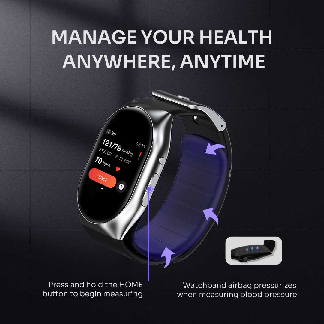 YHE BP Doctor Pro Blood Pressure Smart Watch