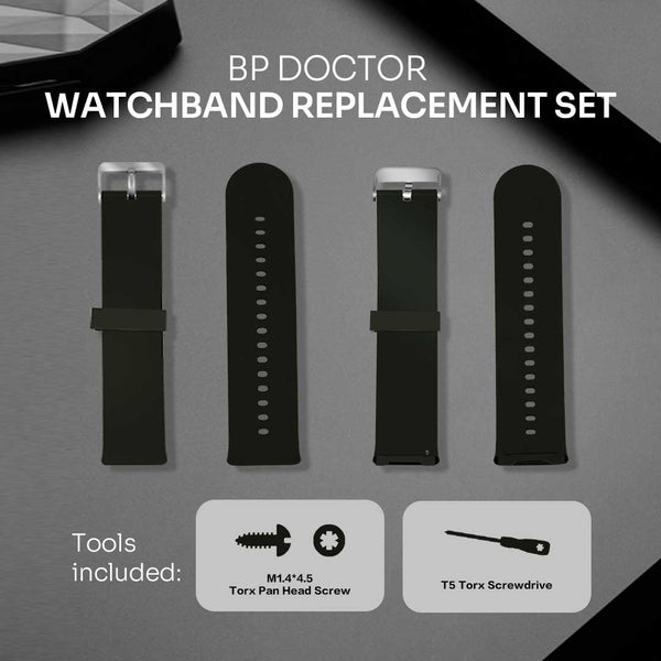 Replacement Watchband Set For <br> YHE BP Doctor Pro